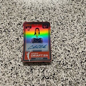 STICKER Caitlin Clark Auto Rookie Prizm Silver STICKER Indiana Fever